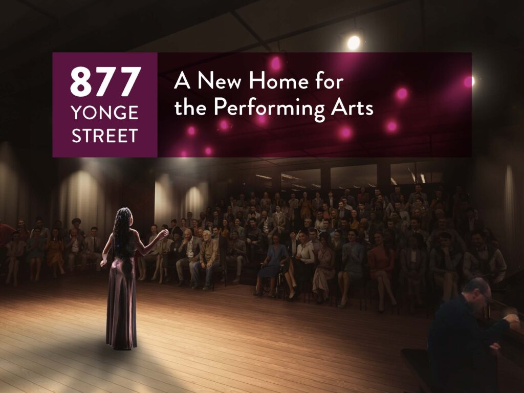 Tapestry Opera and Nightwood Theatre are building a new home and collaborative space for the performing arts at 877 Yonge Street.